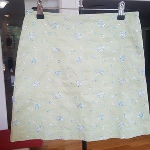 S&D Embroidered Eyelet Skirt